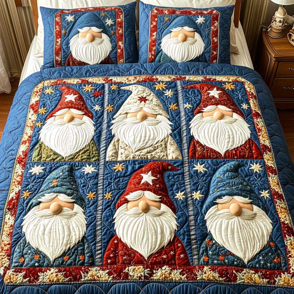 Nordic Whimsy 3-Piece Quilted Bedding Set NCU0NT2008