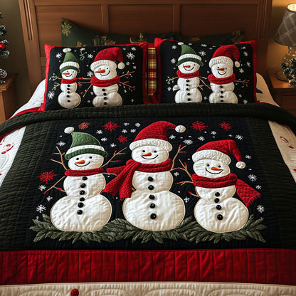 Christmas 3-Piece Quilted Bedding Set NCU0VT67