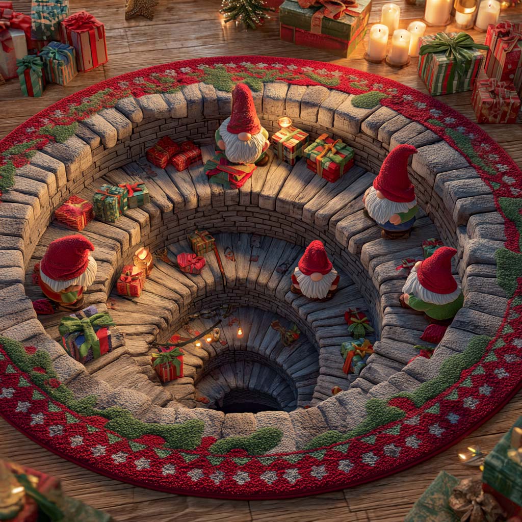 North Pole Descent Round Carpet NCU0XD1429