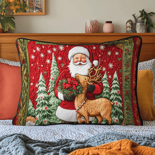North Pole Express Quilted Bedding Pillow Case NCU0DV065