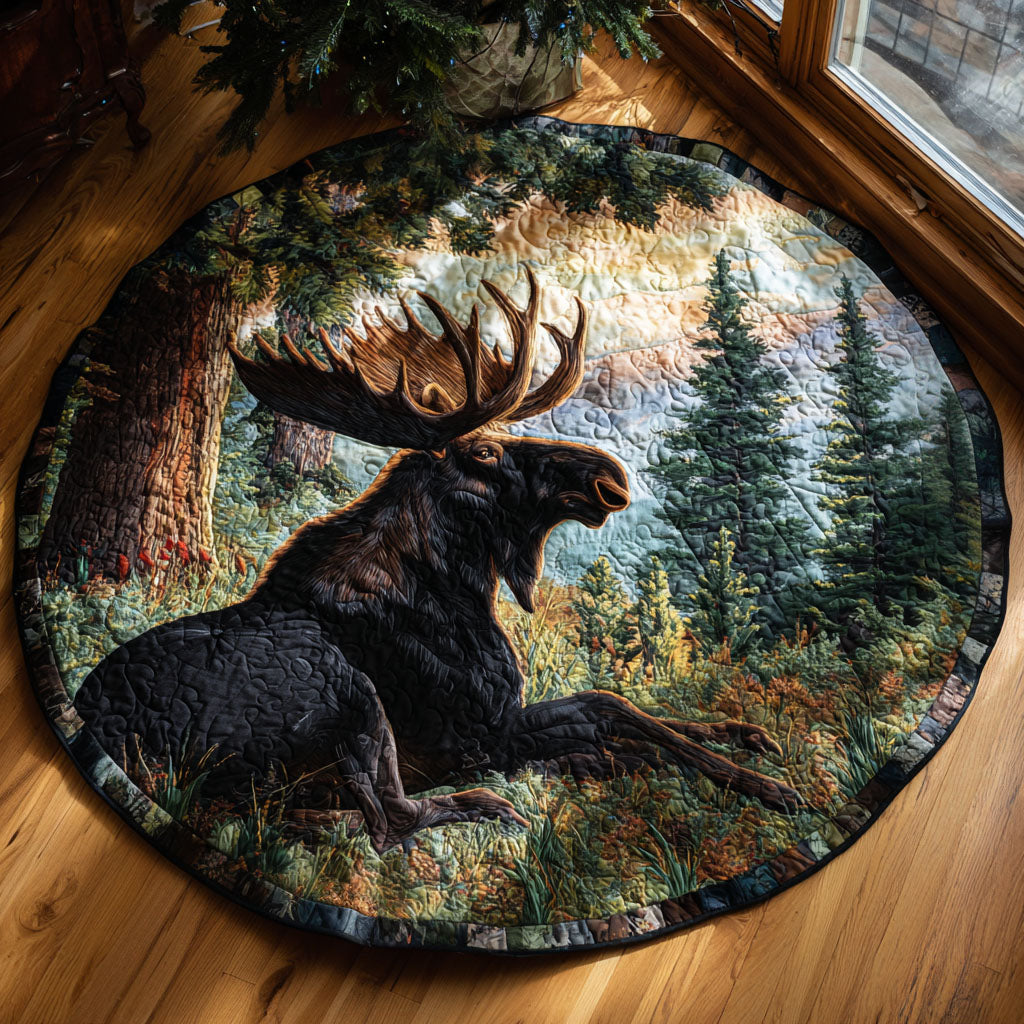 Northern King Quilted Round Mat NCU0PTT1856