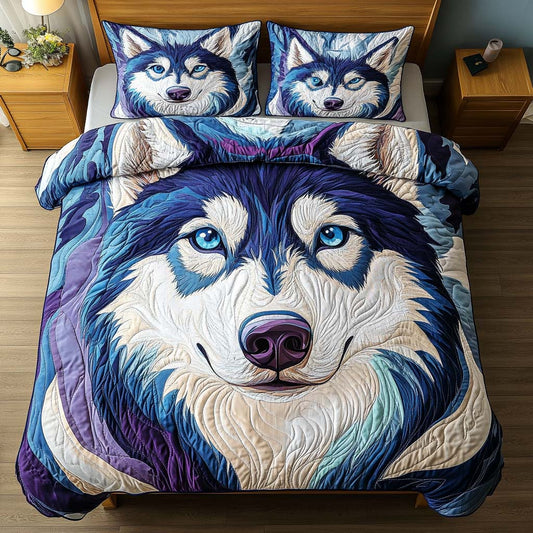 Northern Majesty 3-Piece Quilted Bedding Set NCU0NNT795