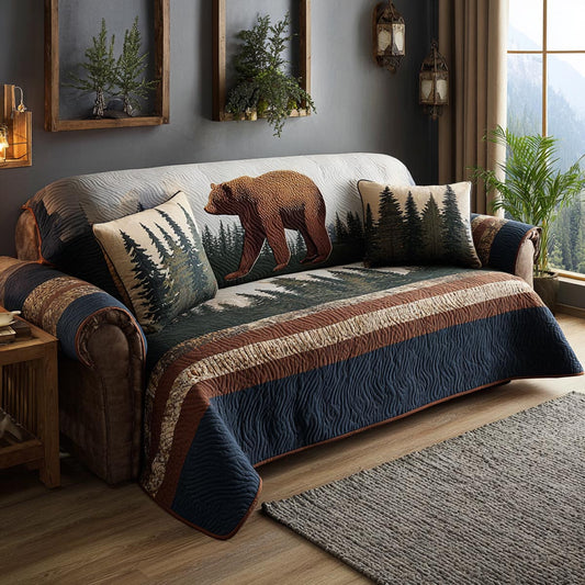 Northern Pines Quilted Sofa Cover NCU0DV2035
