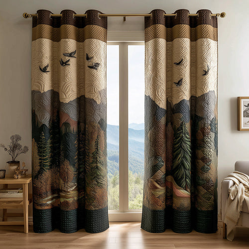Northern Trail Serenity Quilted Curtains NCU0TH3831