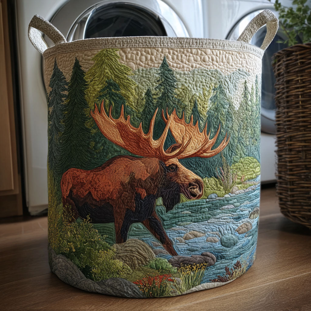 Northern Wanderer Quilted Laundry Basket NCU0PTT1747