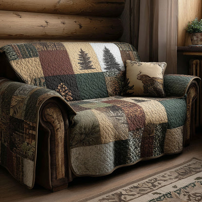 Northwoods Hearth Quilted Sofa Cover NCU0PTT2843
