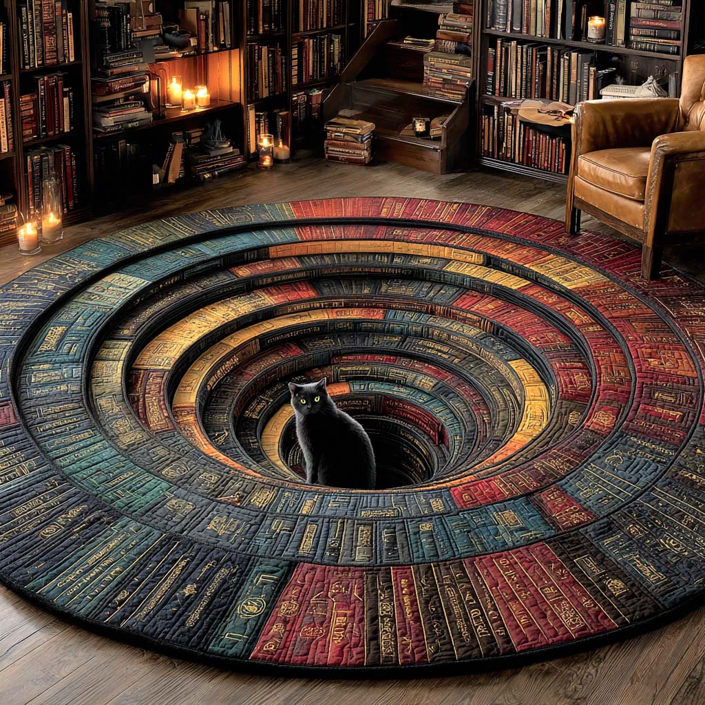 Novel Nest Quilted Round Mat NCU0NNL143