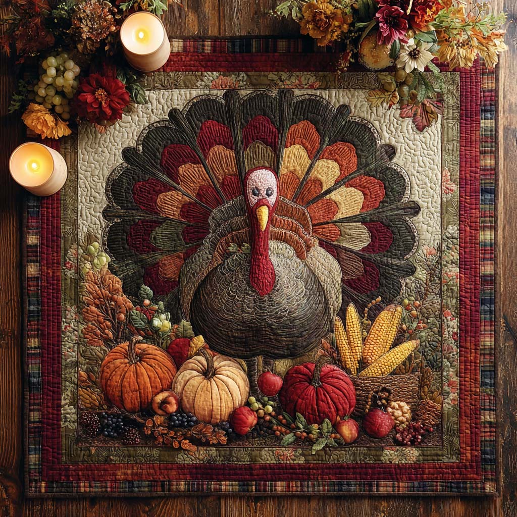 November Nest Quilted Table Topper NCU0PTT1547