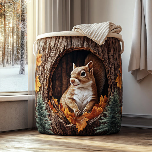 Nut Keeper Quilted Laundry Basket NCU0PVL717