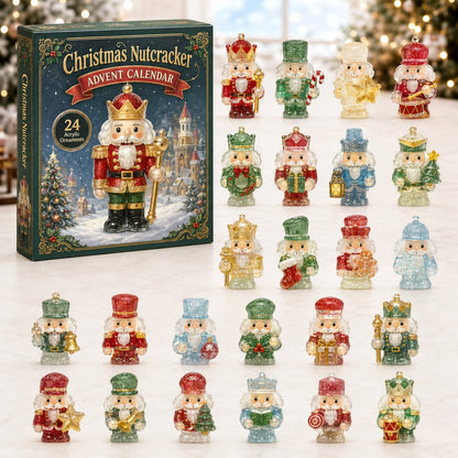 CHRISTMAS KICKOFF 40% OFF - Nutcracker Advent Calendar 2026 - 24-Day Festive Countdown, Acrylic Charms Blind Box - Gift For Holiday Lovers AC0NT003