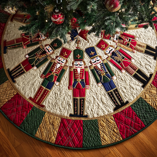 Nutcracker Classic Christmas Quilted Tree Skirt NCU0DDK1752