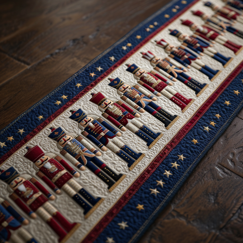 Nutcracker Delight Quilted Table Runner NCU0DDK1815