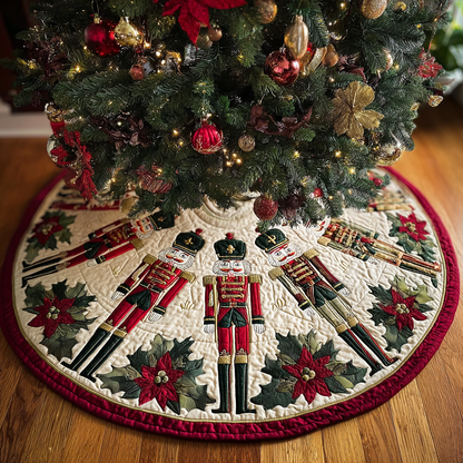 Nutcracker Dream Christmas Quilted Tree Skirt NCU0DDK1697