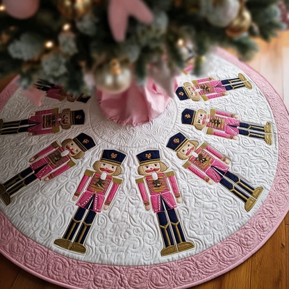 Nutcracker Joy Christmas Quilted Tree Skirt NCU0DDK1750