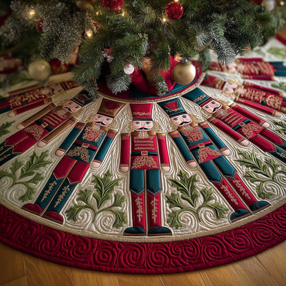 Nutcracker Magic Christmas Christmas Quilted Tree Skirt NCU0HTT066