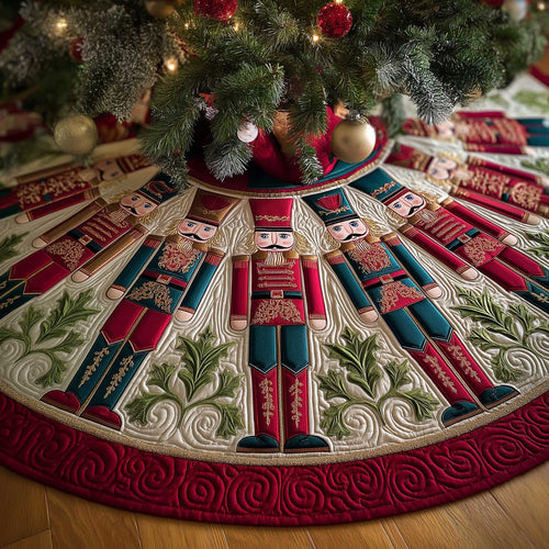 Nutcracker Magic Christmas Christmas Quilted Tree Skirt NCU0HTT066