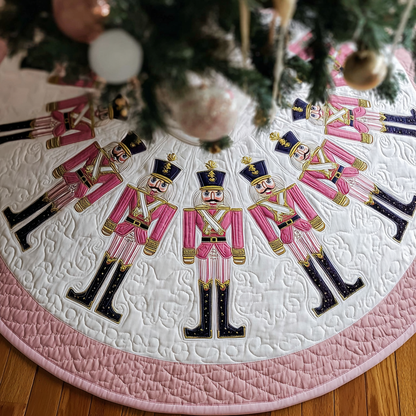 Nutcracker Spirit Christmas Quilted Tree Skirt NCU0DDK1751