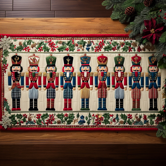 Nutcracker Spirit Quilted Table Runner NCU0DDK1810