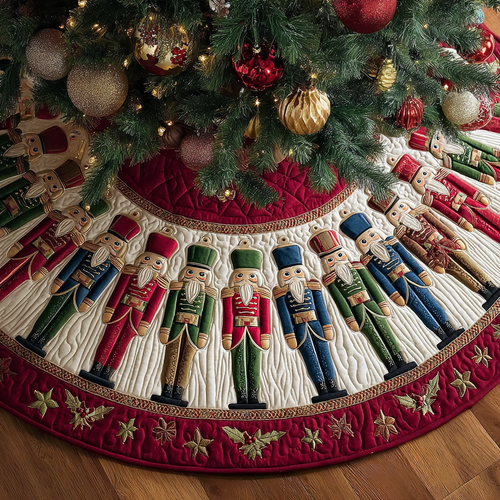 Nutcracker Wonder Christmas Quilted Tree Skirt NCU0DDK1700