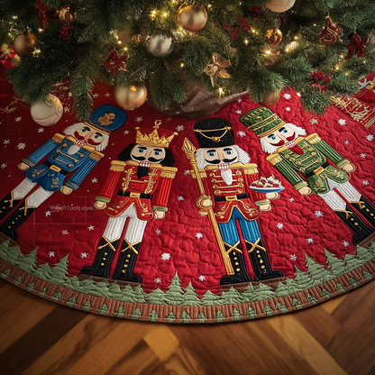 Nutcracker Wonder Christmas Quilted Tree Skirt NCU0DDK1851