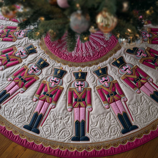 Nutcracker Wonderland Christmas Quilted Tree Skirt NCU0HTT118