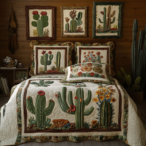 Oasis Elegance 3-Piece Quilted Bedding Set NCU0PTT161