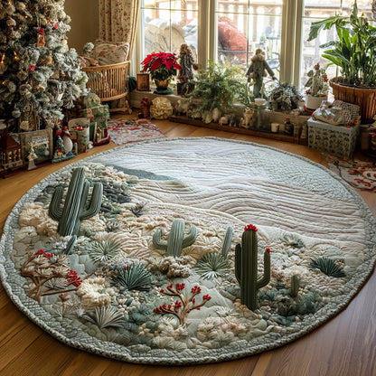 Oasis Glow Quilted Round Mat NCU0DV1369