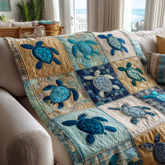 Ocean Calm Quilted Blanket NCU0DV1938