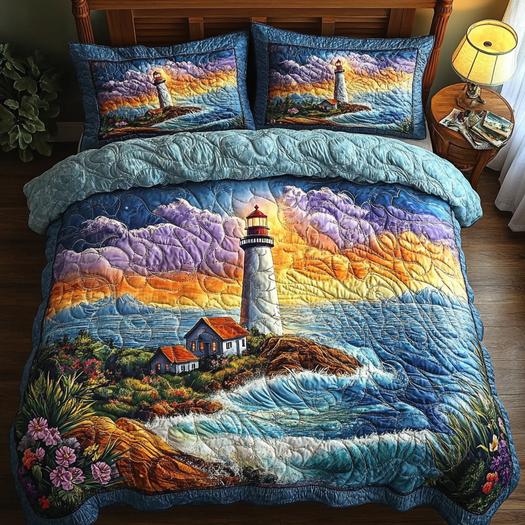 Ocean Beacon Duvet Cover Set NCU0DV367