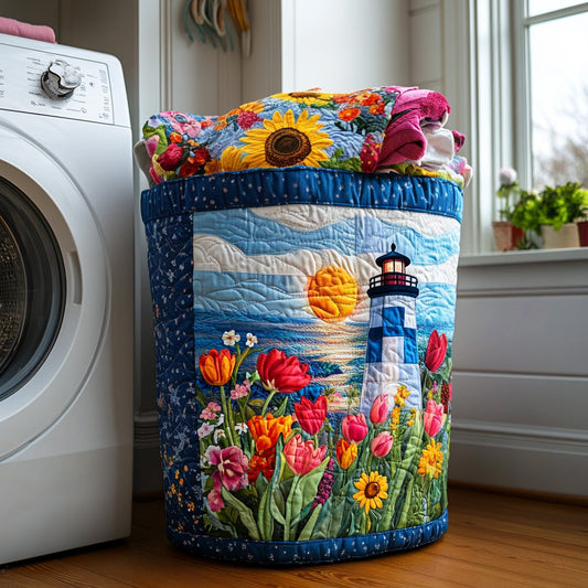 Ocean Beacon Quilted Laundry Basket NCU0DV748