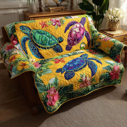 Ocean Calm Quilted Sofa Cover NCU0NTD1390