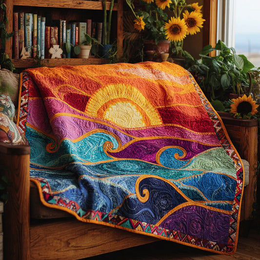 Ocean Dawn Quilted Blanket NCU0PVL803
