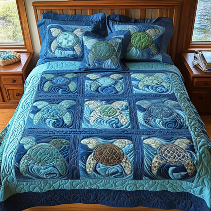 Ocean Dreams Quilted Bedding Set NCU0DV1917