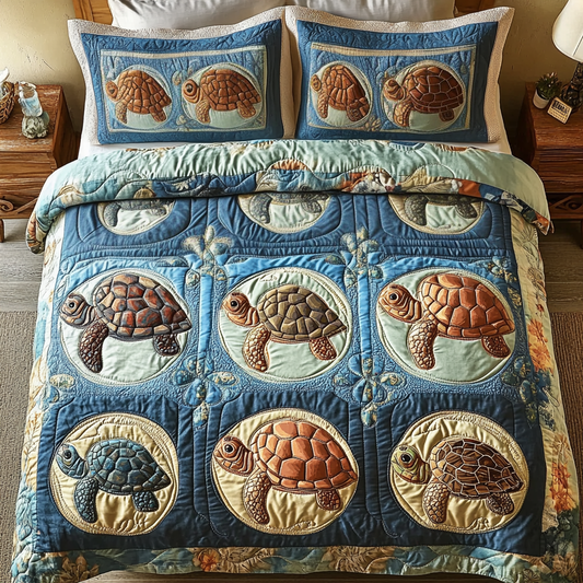 Ocean Drift 3-Piece Quilted Bedding Set NCU0NVH092