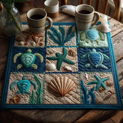 Ocean Embrace Quilted Table Topper NCU0NTD007