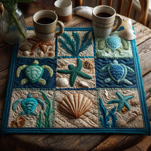 Ocean Embrace Quilted Table Topper NCU0NTD007