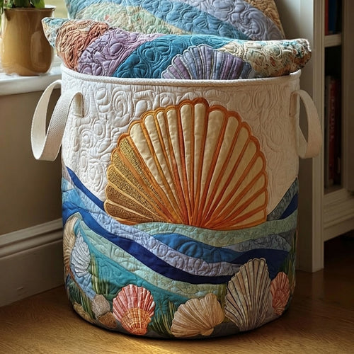 Ocean Escape Quilted Laundry Basket NCU0DV2039