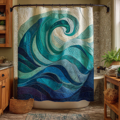Ocean Flow Shower Curtain NCU0NNT2936