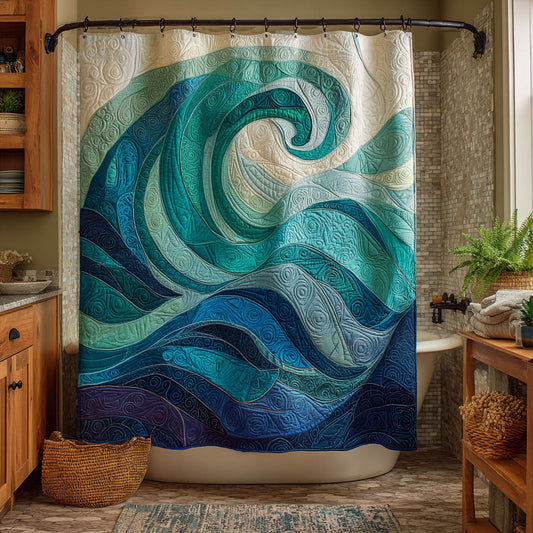 Ocean Flow Shower Curtain NCU0NNT2936