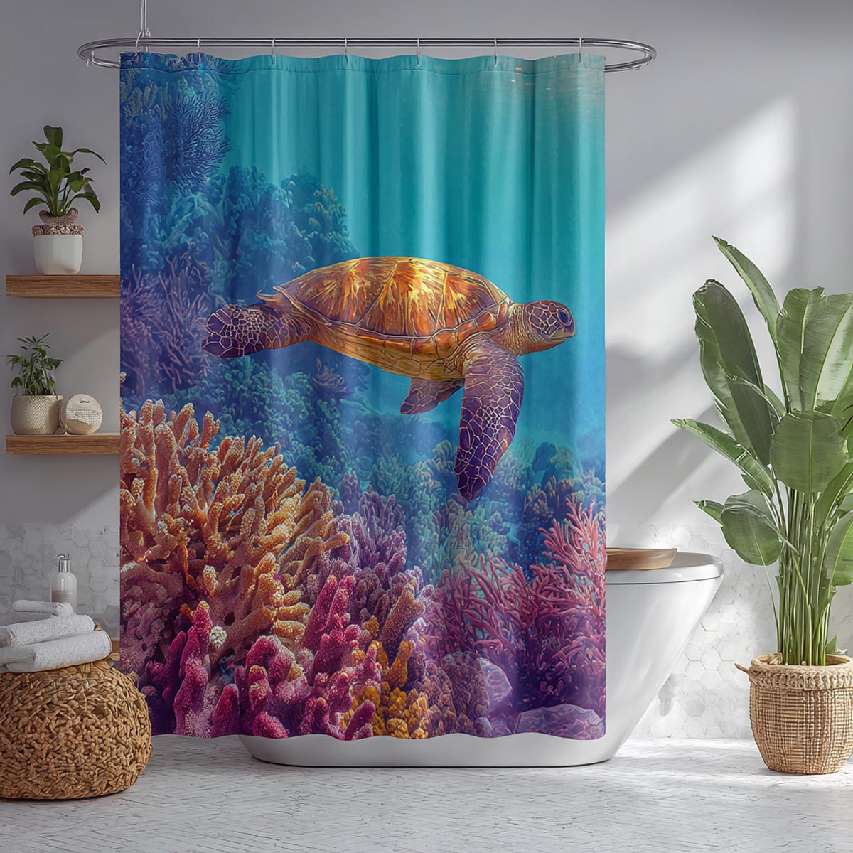 Ocean Grace Shower Curtain NCU0DV1857