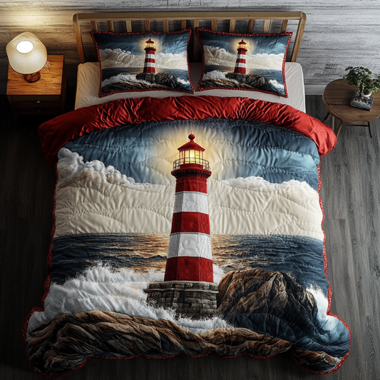 Ocean Guardian 3-Piece Quilted Bedding Set NCU0DDK216