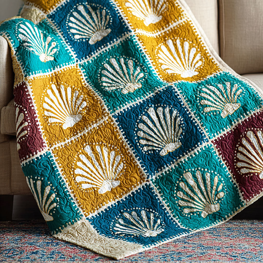 Ocean Life Quilted Blanket NCU0NTD1510