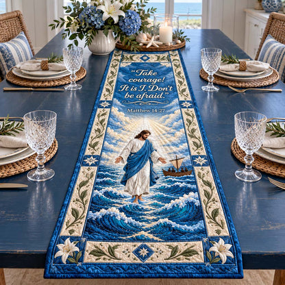 Ocean Miracle Quilted Table Runner NCU0HNH1327