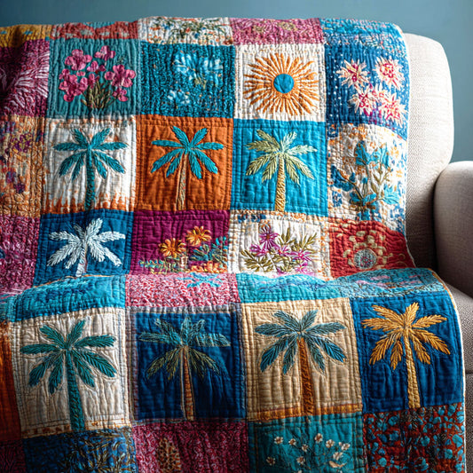 Ocean Rhythm Quilted Blanket NCU0NTD1514