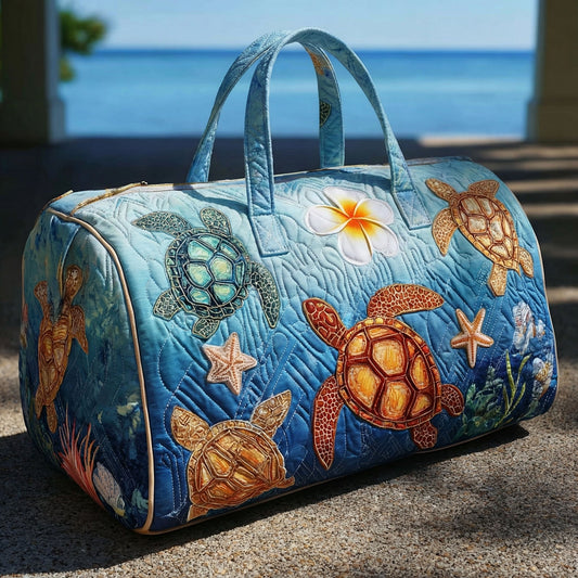 Ocean Turtle Quilted Duffle Bag NCU0DDK2444