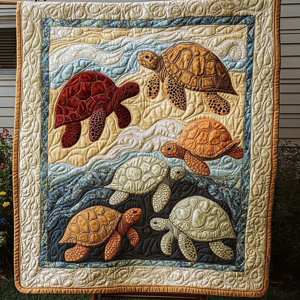 Ocean Wanderer Quilted Blanket NCU0DDK130
