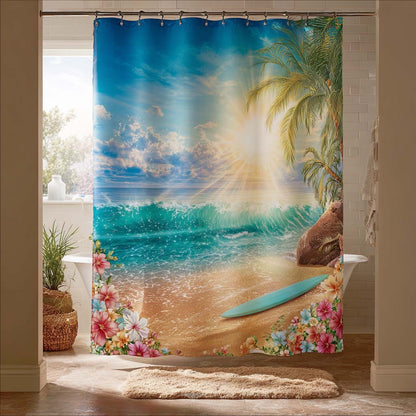 Ocean Whisper Calm Shower Curtain NCU0DQQ0380