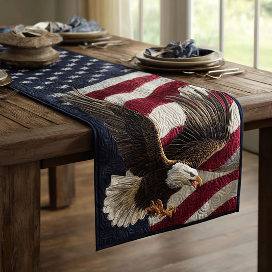 Old Glory Quilted Table Runner NCU0DDK2542