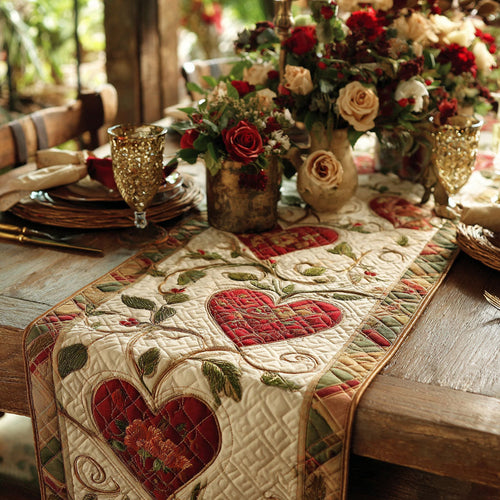 Old Soul Romance Quilted Table Runner NCU0PTT2777