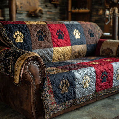 Old Timber Hearth Quilted Sofa Cover NCU0PTT2844